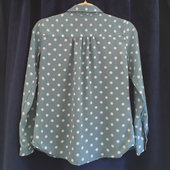 LOFT | Polka Dot Button-Down - Picture 2 of 3
